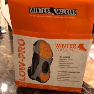 Low pro winter walking ice cleats size XL